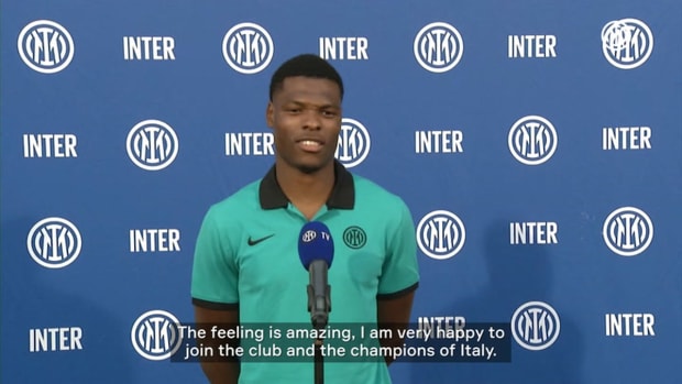 Dumfries: 'Happy to join the champions of Italy'